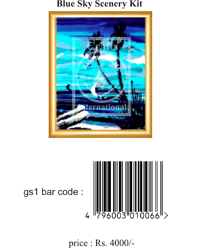 Blue Sky Scenery Cross Stitch Kit-7