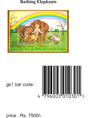 Bathing Elephants Cross Stitch Kit-9