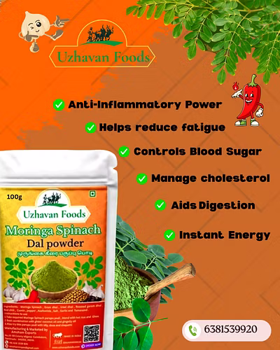 Moringa Spinach Dhal Powder-100-1