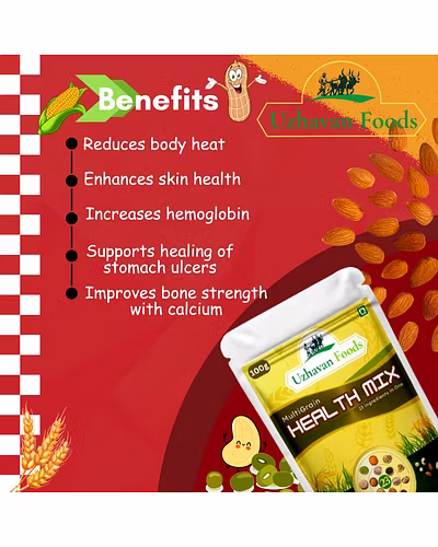 Health Mix-100g-Mix  with milk and water-Zip Lock Pouch-FSSAI-Powder-3