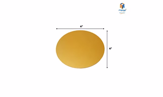 "Golden cake base board"