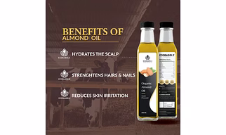 ECOBABBLE Cold Press Natural Almond Oil