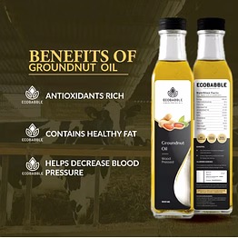 ecobabble cold press cooking peanut oil