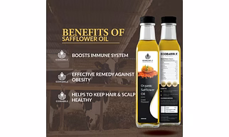 ECOBABBLE Cold Press Safflower Oil