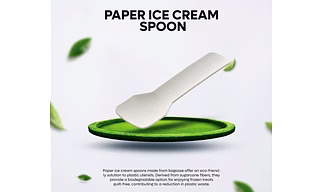 Paper Ice Cream Spoon