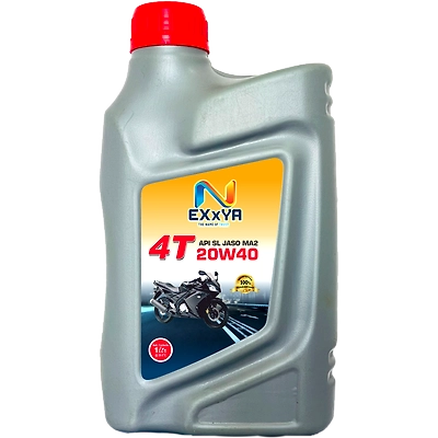 EXXYA 4T 20W-40 API SL JASO MA2-12547112