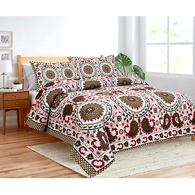 Double bed size cotton fabric bedsheets size 108*108 inches