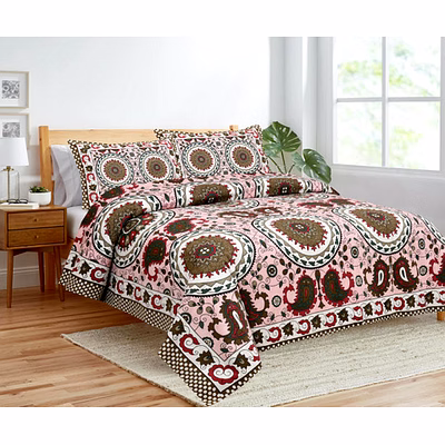 double bed size cotton fabric bedsheets size 108*108 inches