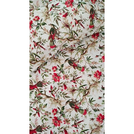Ajrak print cotton fabric bedsheets size 95*108 inches-3