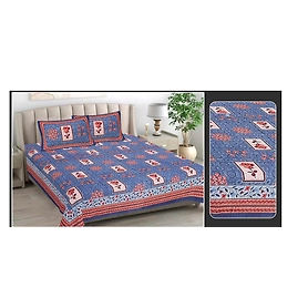Double bed size cotton fabric bedsheets size 90*100 inches