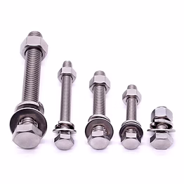 hex bolt with inserted pl&sp washher