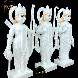 3feet marble ram darbar statue