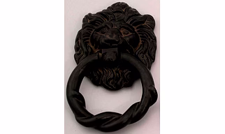 Exquisite Lion Door Knocker - Cast Iron Decorative Hardware
