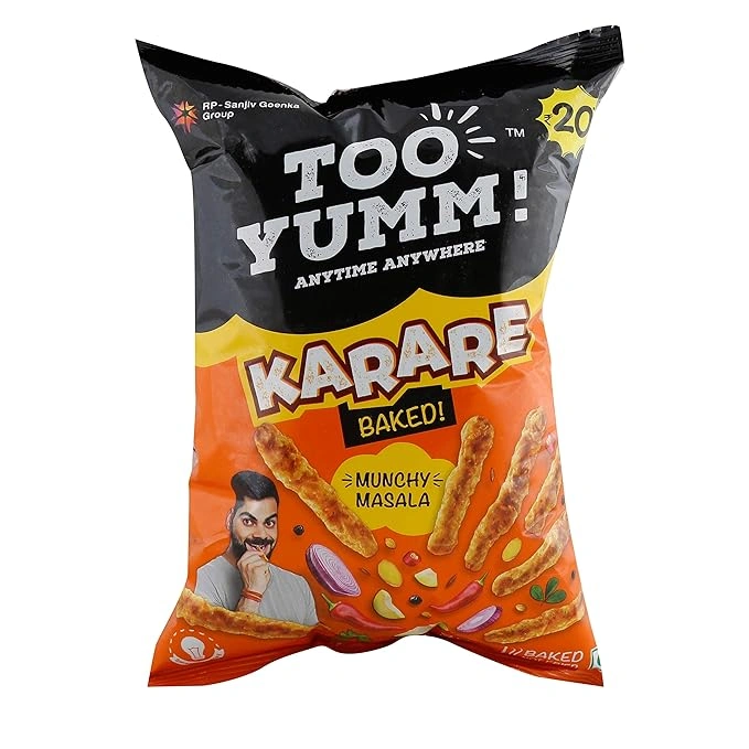 Too Yumm Karare Chips - Munchy Masala, Vegetable Chip, 75 Gram-12549962