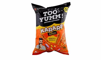 Too Yumm Karare Chips - Munchy Masala, Vegetable Chip, 75 Gram