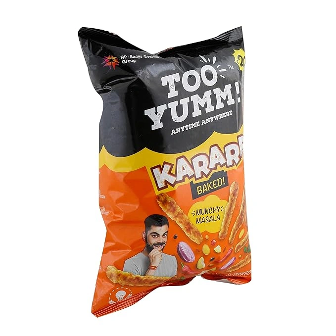 Too Yumm Karare Chips - Munchy Masala, Vegetable Chip, 75 Gram-1