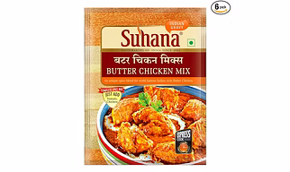 Suhana Butter Chicken | Spice Mix | Easy to Cook 50G - Pack of 6