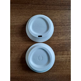 80 mm bagasse lid for paper cup