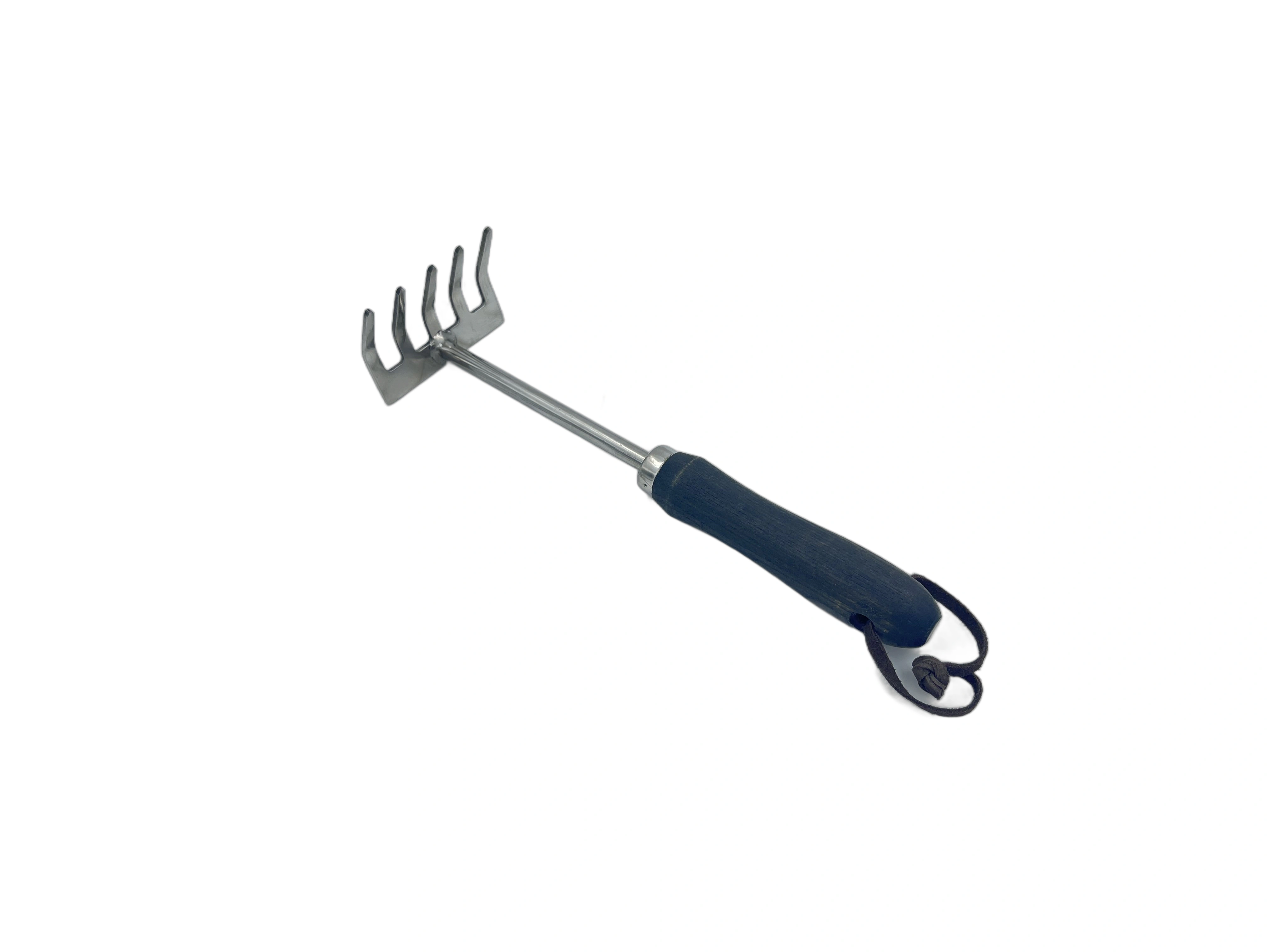 Stainless steel 5T Rake with Ash wood handle-4