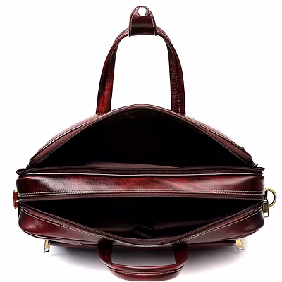 Buff Genuine Leather Laptop Bag | Premium Leather Briefcase for Professionals-6