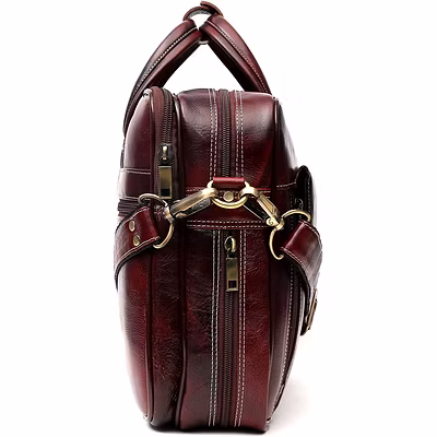 Buff Genuine Leather Laptop Bag | Premium Leather Briefcase for Professionals-8