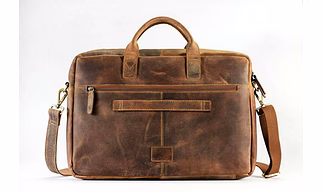 Leather Laptop Bag | Genuine Leather Briefcase for Office