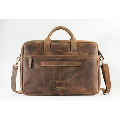 Leather Laptop Bag | Genuine Leather Briefcase for Office