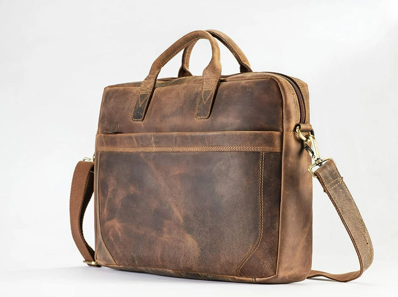 Leather Laptop Bag | Genuine Leather Briefcase for Office-2