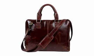 Premium Leather Laptop Messenger Bag  Stylish and Durable for Professionals