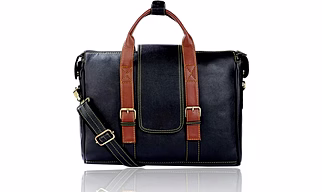 Stylish Leatherette Laptop Messenger Bag Durable & Affordable for Professionals