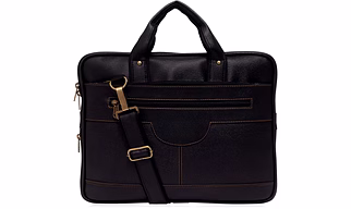 Elegant Leatherette Laptop Bag - Affordable Luxury for Professionals