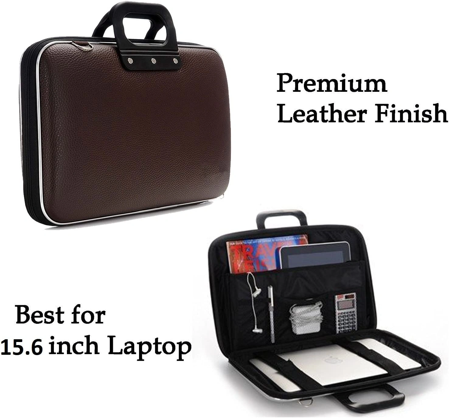 Leatherette Slim Laptop Bag  Affordable Luxury for Professionals-1