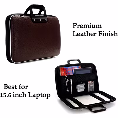 Leatherette Slim Laptop Bag  Affordable Luxury for Professionals-1