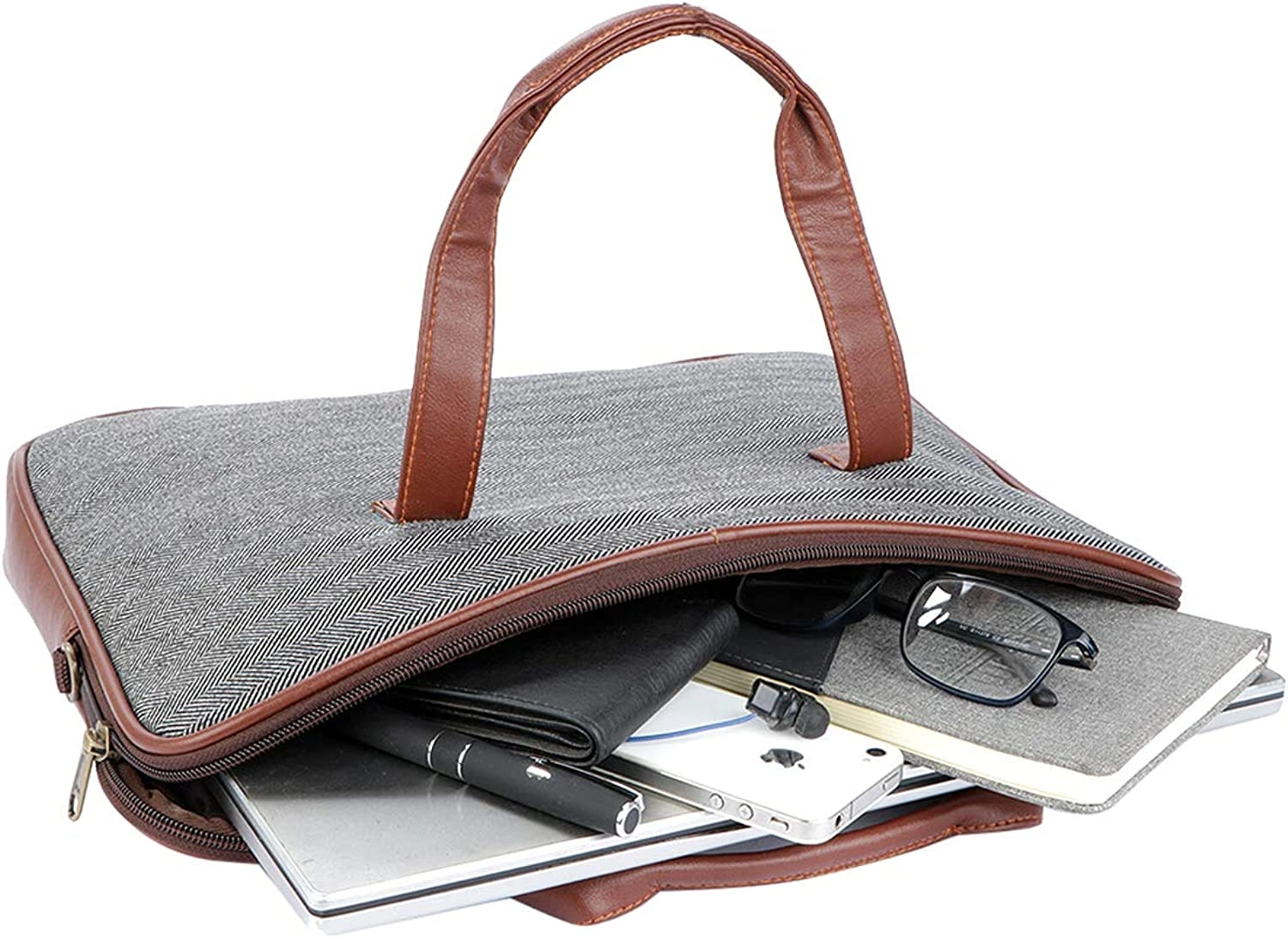 Canvas Laptop Bag - Affordable Luxury for Professionals-1