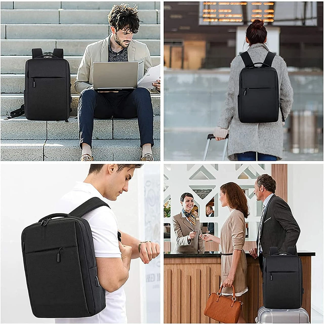 Laptop Backpack - Stylish &amp; Functional for All Your Needs-3