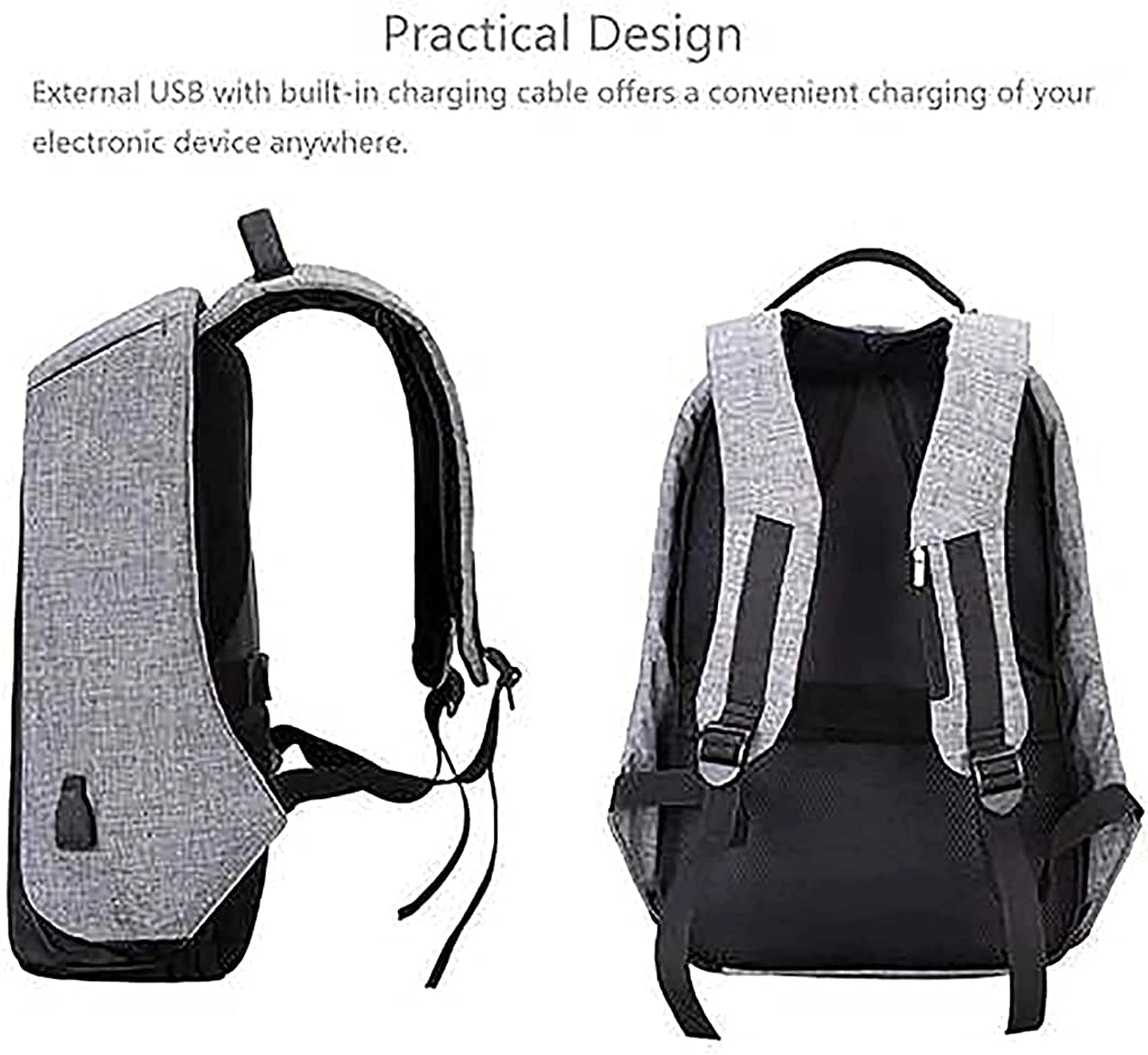 Premium Quality Antitheft Laptop Backpack  Ultimate Blend of Style and Functionality-3