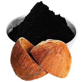activated coconut charcoal powder