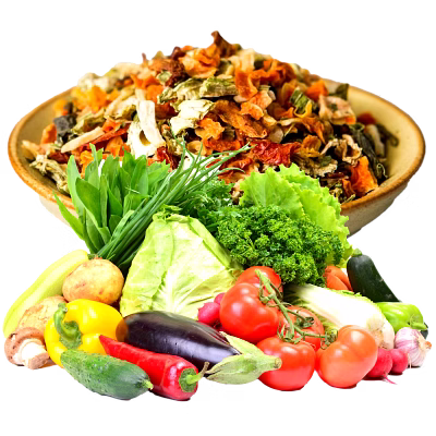 freeze dried vegetables