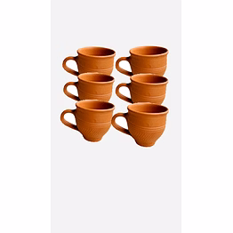 clay tea cups