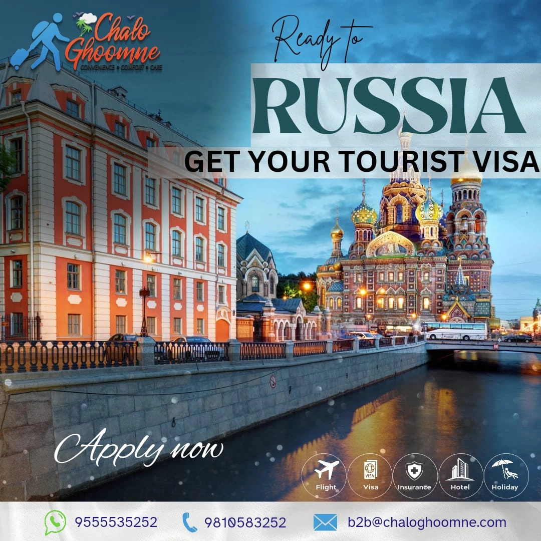 Russia Sticker Visa only on Passport and Photo-1