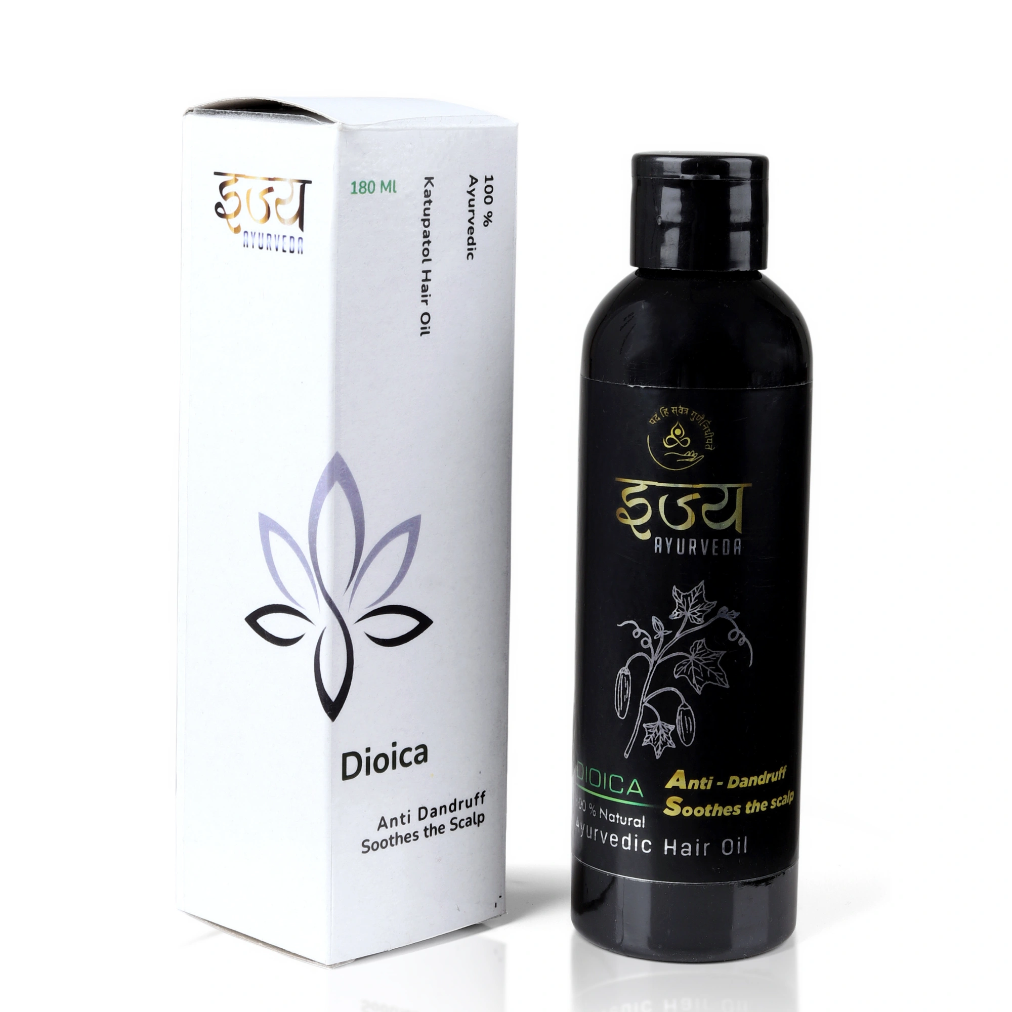 Dioica Ayurvedic Anti-Dandruff Hair Oil - Fights Dandruff &amp; Nourishes Scalp |-986575-062937ab