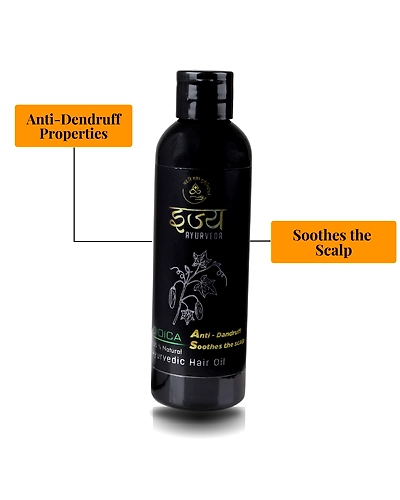 Dioica Ayurvedic Anti-Dandruff Hair Oil - Fights Dandruff &amp; Nourishes Scalp |-2