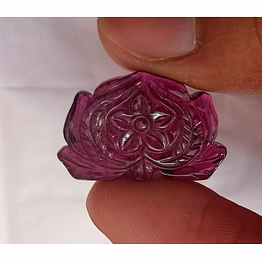 pink tourmaline carved gemstone, fancy shape, natural gemstone 21.50 crt