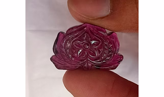 Pink Tourmaline Carved Gemstone, Fancy Shape, Natural Gemstone 21.50 crt