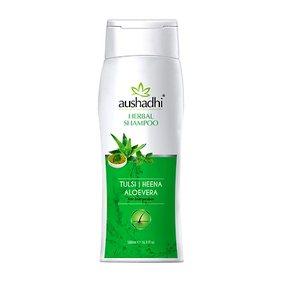 Aushadhi Herbal Shampoo (Tulsi, Heena, Aloevera)
