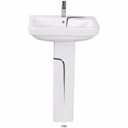 designer wash basin with pedestal