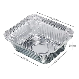 wrap & pack Aluminum Foil Container 430ml
