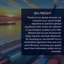 sea freight