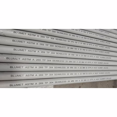 blumet stainlesss steel pipes