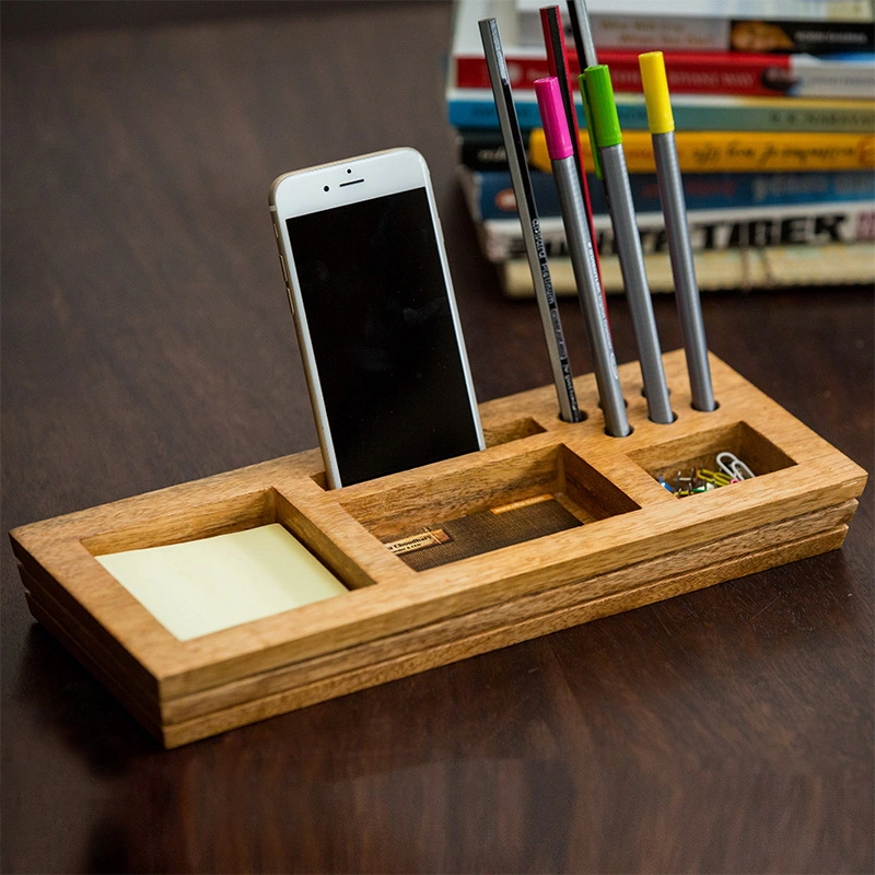 Mango Wood Table Organizer-WTOWJVS29120403